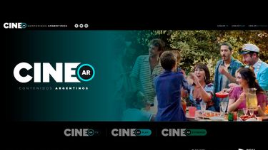 La plataforma Cine.ar.