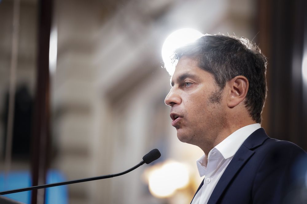 El gobernador Axel Kicillof.&nbsp;