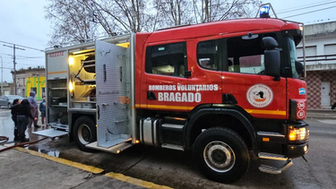 Una autobomba de Bomberos Voluntarios.&nbsp;