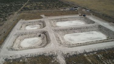 La obra en Carmen de Patagones dispondrá de cuatro lagunas de tratamiento.