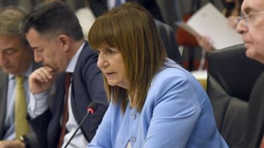 La ministra de Seguridad, Patricia Bullrich.