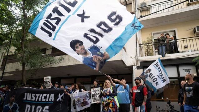 El juicio por la muerte de Maradona se realiza en San Isidro. - Xinhua -
