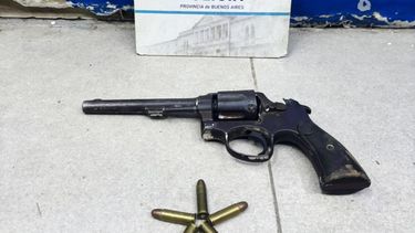 El arma, con numeración suprimida, fue incautada por la Policía.&nbsp;