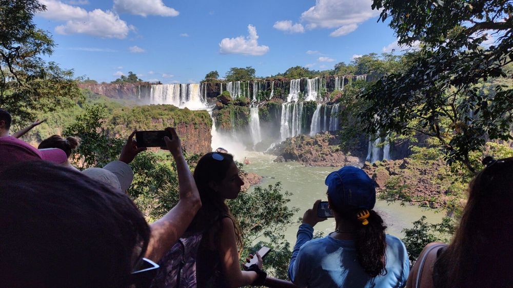 Las Cataratas del Iguazú. Las Cataratas del Iguazú.