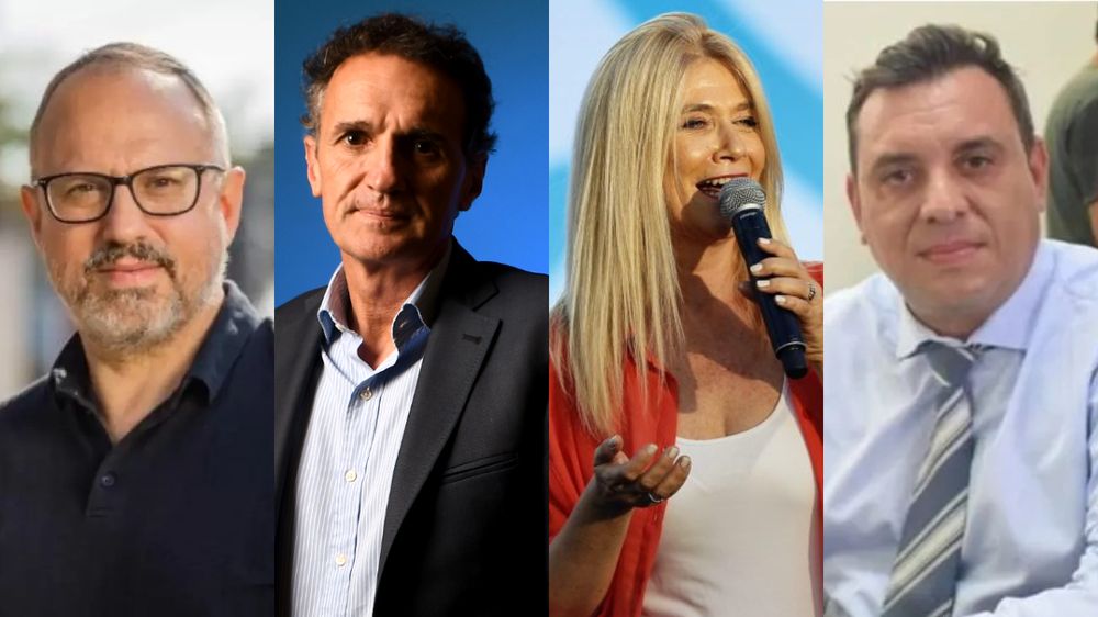 Valenzuela, Katopodis, Magario y Bondarenko, candidatos en en disputa en el Conurbano.&nbsp;