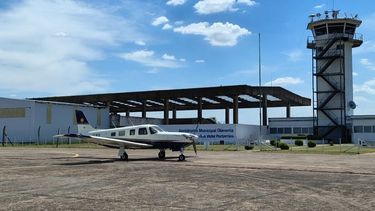 El aeródromo de Olavarría. 