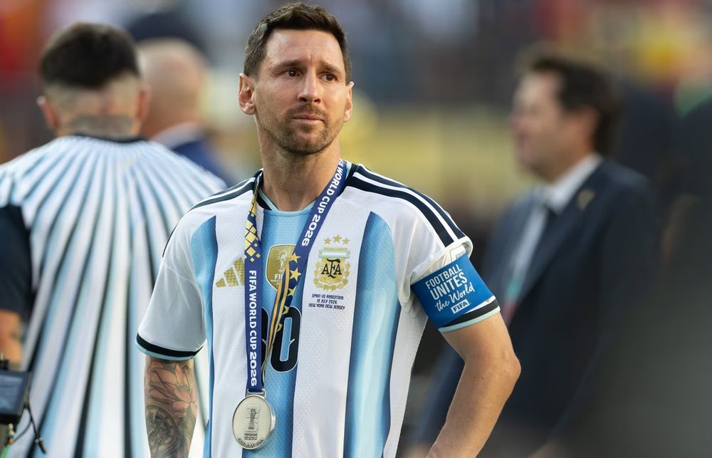 La emoción de Leo Messi tras la final. Una de las imágenes imborrables del Mundial 2026. La emoción de Leo Messi tras la final. Una de las imágenes imborrables del Mundial 2026.