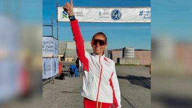 Candela Cerrone en Puerto Argentino.