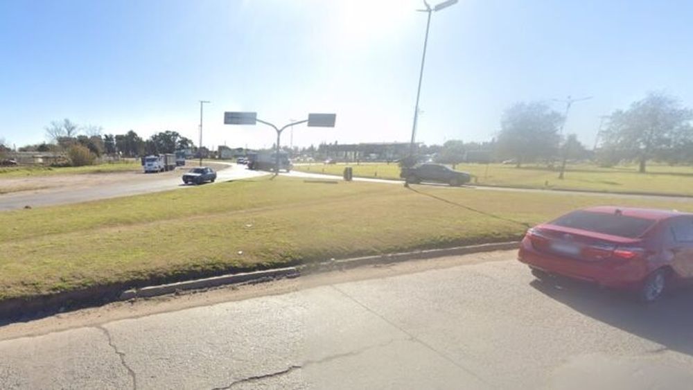 El accidente se dio en la zona del cruce de la ruta 36 con la calle 44.