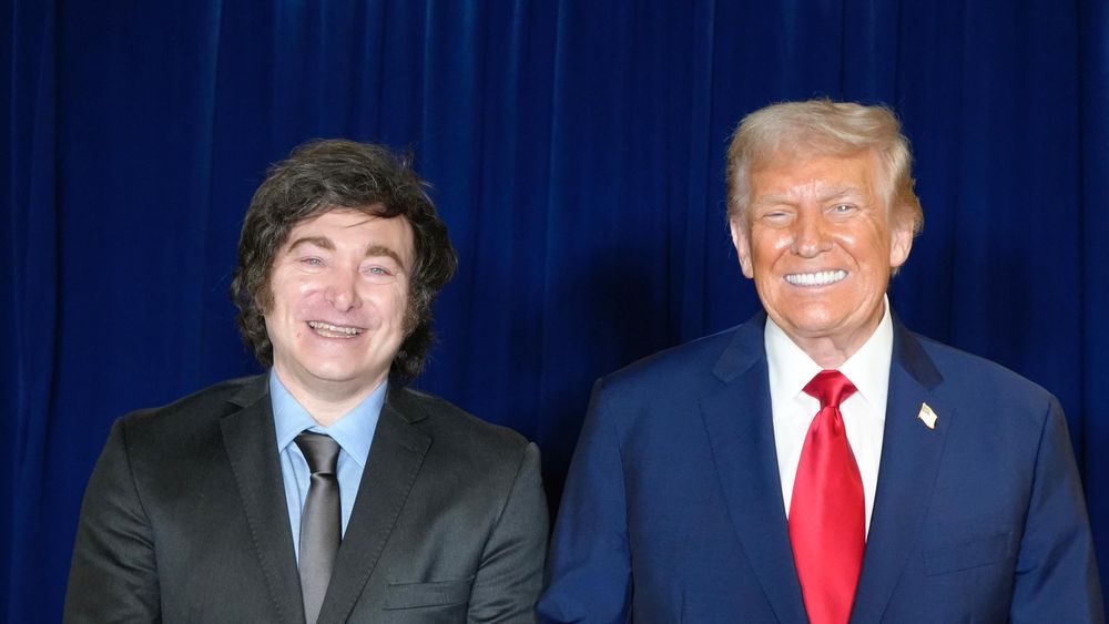 Los presidentes Javier Milei y Donald Trump. Los presidentes Javier Milei y Donald Trump.
