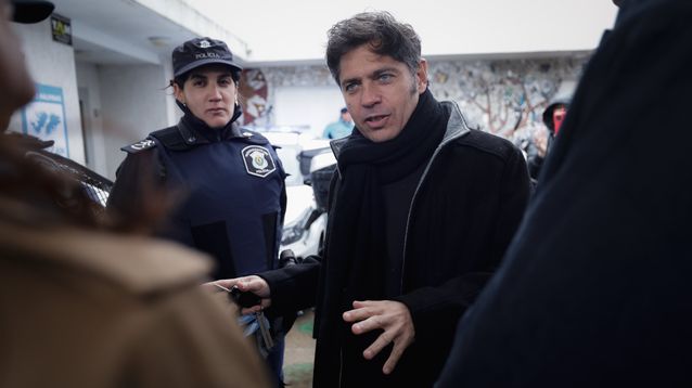 El gobernador Axel Kicillof. 