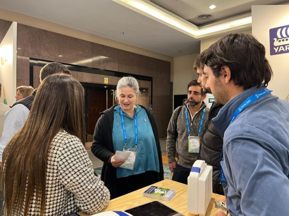 La subsecretaria de Agricultura, Ganadería y Pesca bonaerense, Carla Seain, en A Todo Trigo. (Prensa MDA)