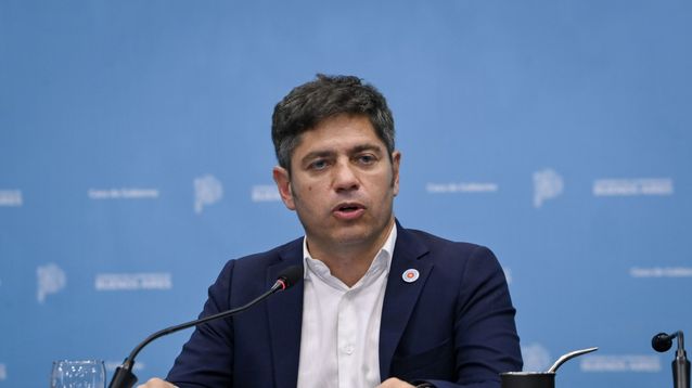 El gobernador bonaerense Axel Kicillof brindará una conferencia de prensa en La Plata.