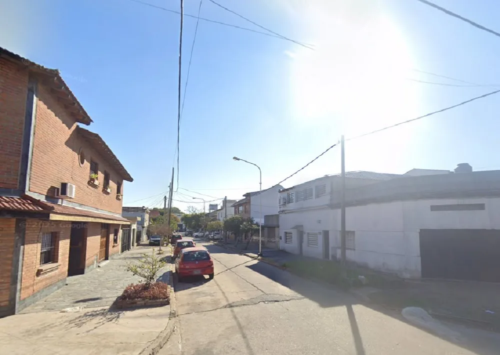 El escenario del crimen, en La Matanza.&nbsp;