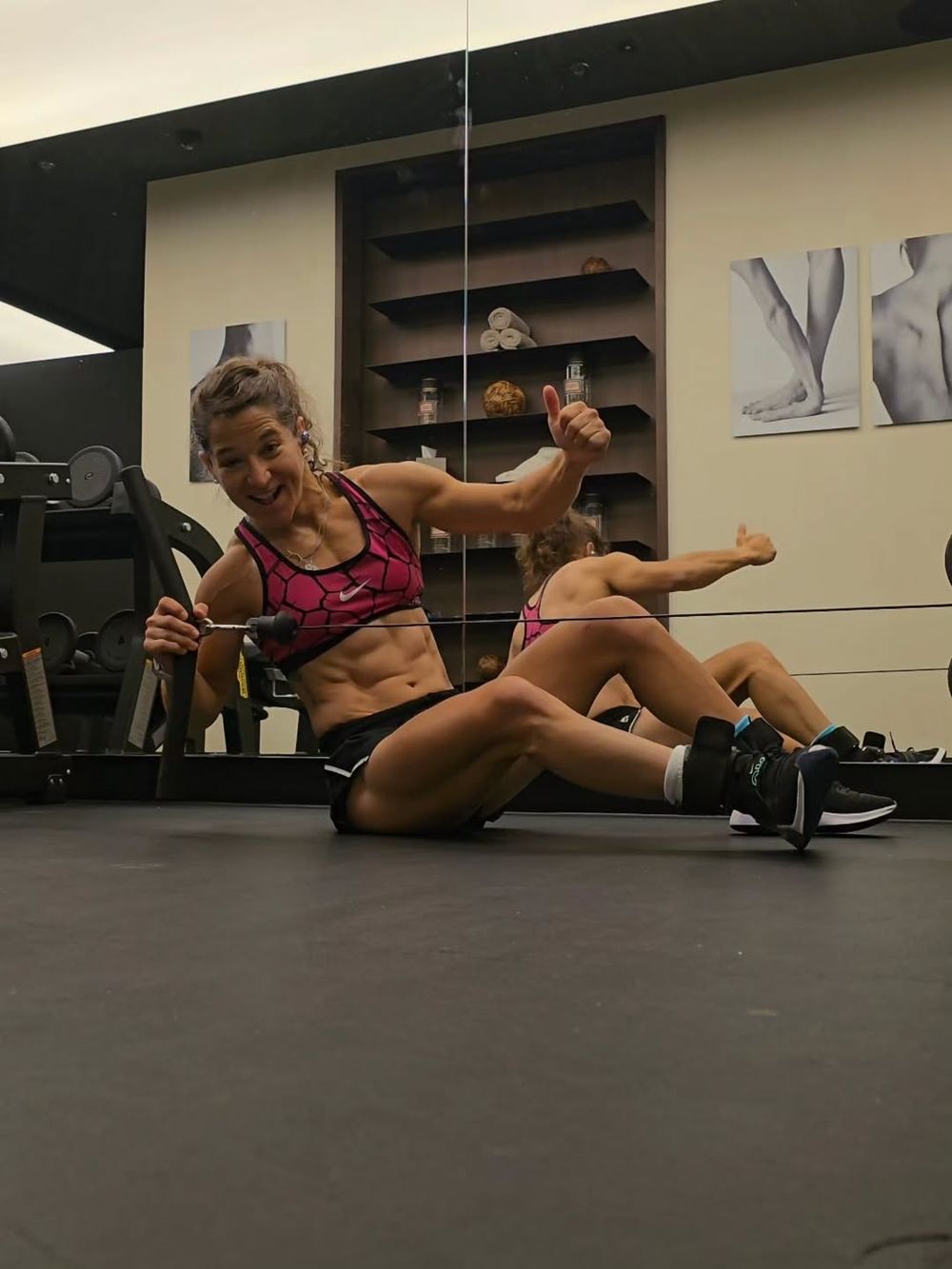 Paula Pareto y sus rutinas de gimnasio de cada mañana. Paula Pareto y sus rutinas de gimnasio de cada mañana.