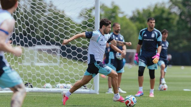 Montiel, uno de los probables titulares de Argentina en el cierre del Grupo J del Mundial 2026.