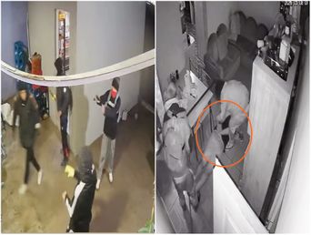 Imágenes del violento ataque a una familia en González Catán, bajo la modalidad entradera. Imágenes del violento ataque a una familia en González Catán, bajo la modalidad entradera.
