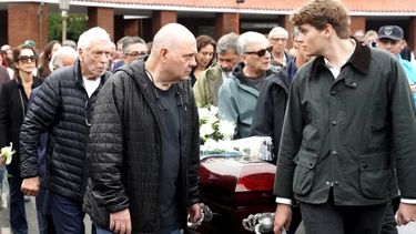 Último adiós a Luis Brandoni en el Panteón de Actores del Cementerio de La Chacarita.&nbsp; &nbsp;