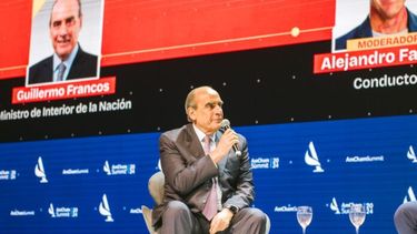 El ministro del Interior, Guillermo Francos.
