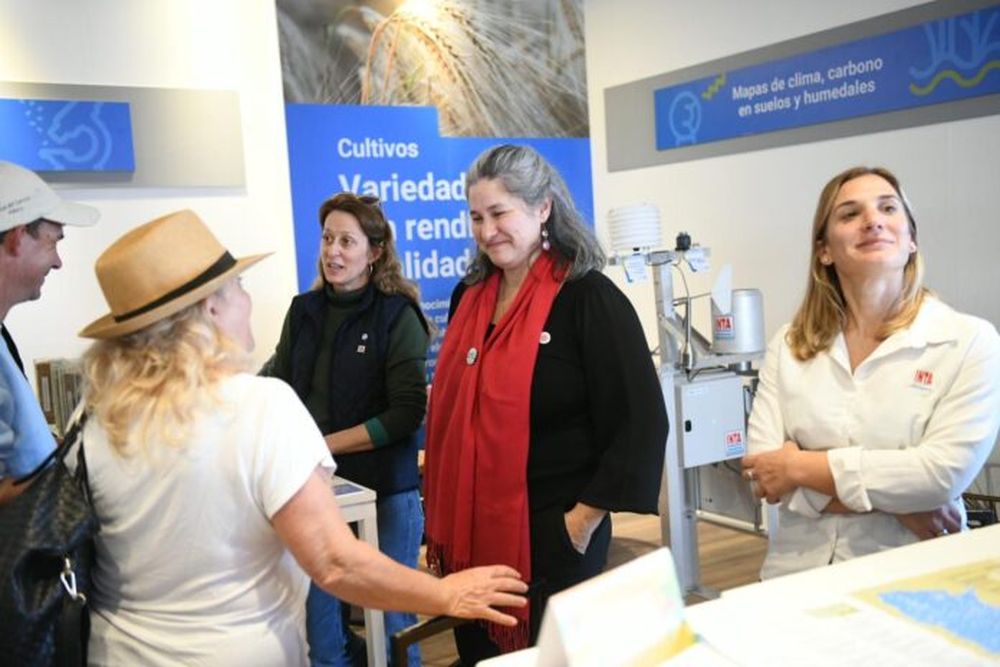 La subsecretaria bonaerense de Agricultura, Ganadería y Pesca, Carla Seain, en Agroactiva. (Prensa MDA)