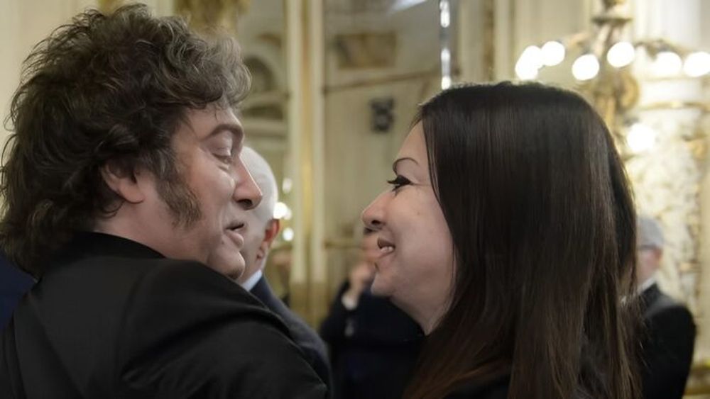 Javier Milei y Sandra Pettovello, ministra de Capital Humano.