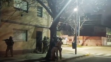 El operativo en el que se logró detener al cabecilla de la banda que realizaba entraderas. (Ministerio de Seguridad bonaerense)