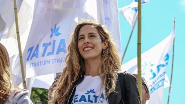 Alexia Abaigar, la funcionaria detenida. (X)