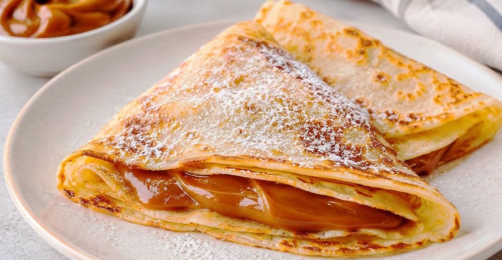 Panqueques con dulce de leche, una dupla irresistible.