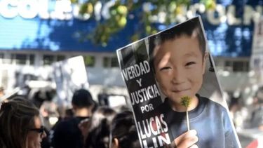 Lucas Lin tenía 5 años cuando murió ahogado en una pileta, en 2019. - TN -