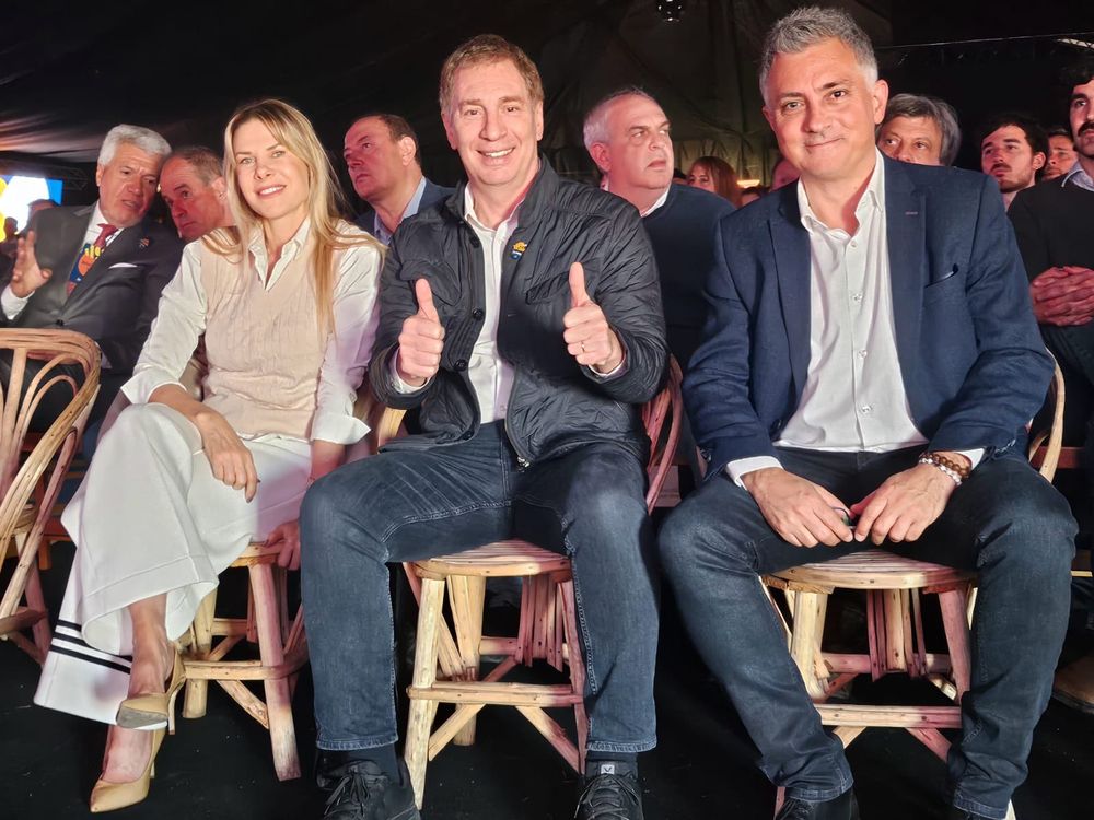 Karen Reichardt, Diego Santilli y Sebastián Pareja.&nbsp;