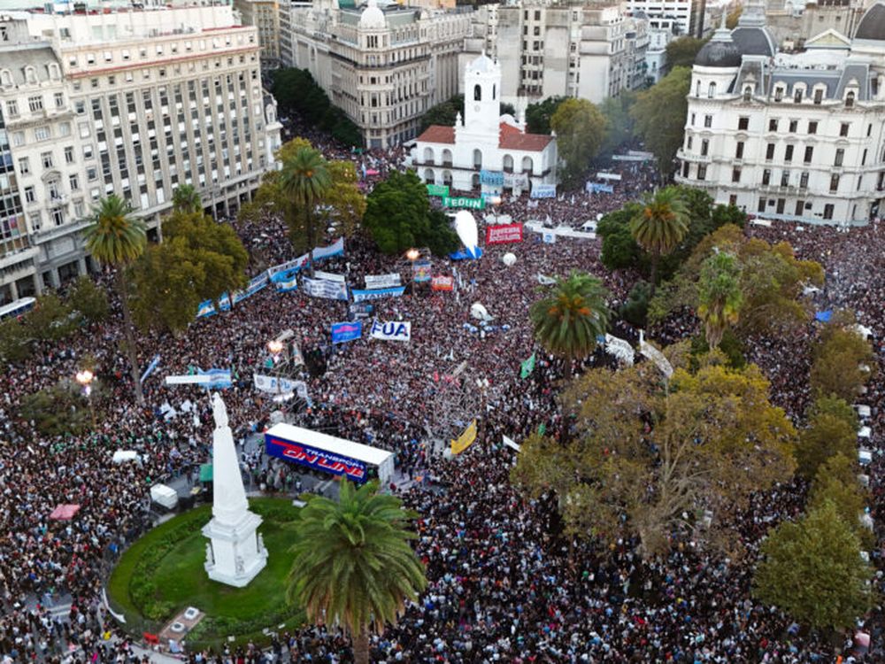 Marcha Federal Universitaria. Foto: Matías Baglietto