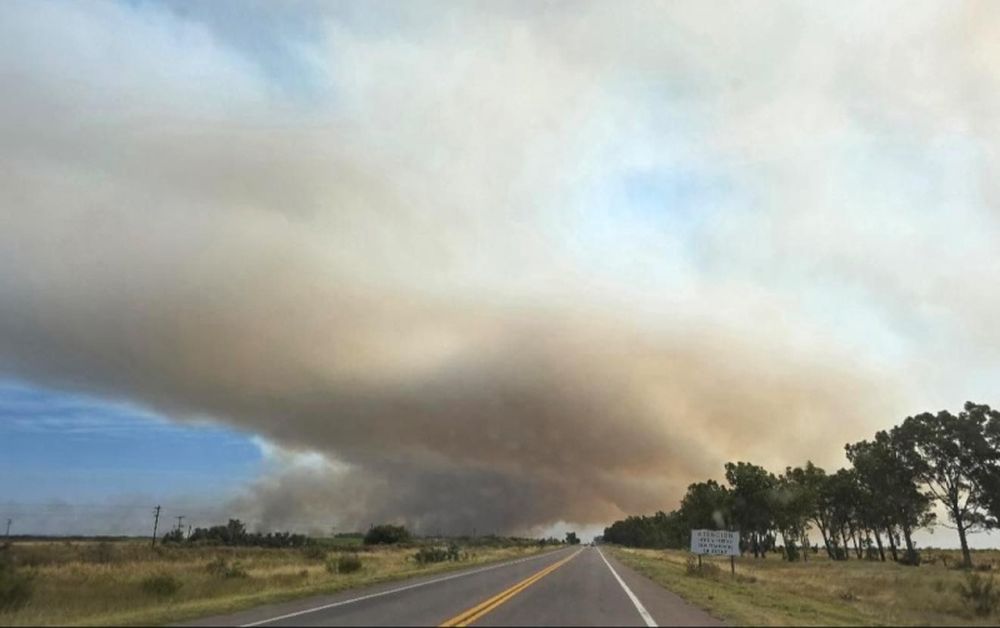 La sequía y las altas temperaturas favorecieron la aparición de incendios.