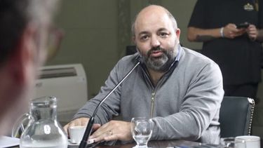 El Seandor Maspoli, de UCR +  Cambio Federal, uno de los autores del proyecto.