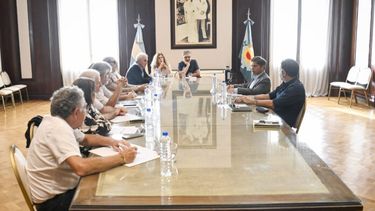 El gobernador Axel Kicillof se reunió con prestigiosos científicos  argentinos.