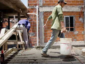La construcción según el Indec. La construcción según el Indec.