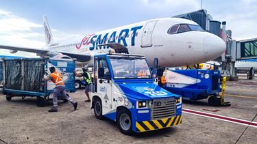 Trabajadores del sector aéreo.