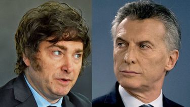 Javier Milei y Mauricio Macri. Javier Milei y Mauricio Macri.