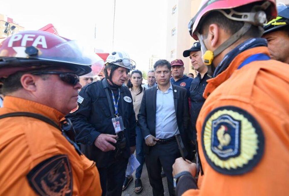 El gobernador Axel Kicillof en Villa Gesell. (Prensa Gobernación)