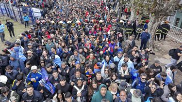 El multitudinario adiós al Indio Solari en Avellaneda.