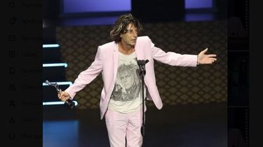 El músico Andy Chango ganó un premio Platino por su interpretación de Charly García en la serie El amor después del amor.