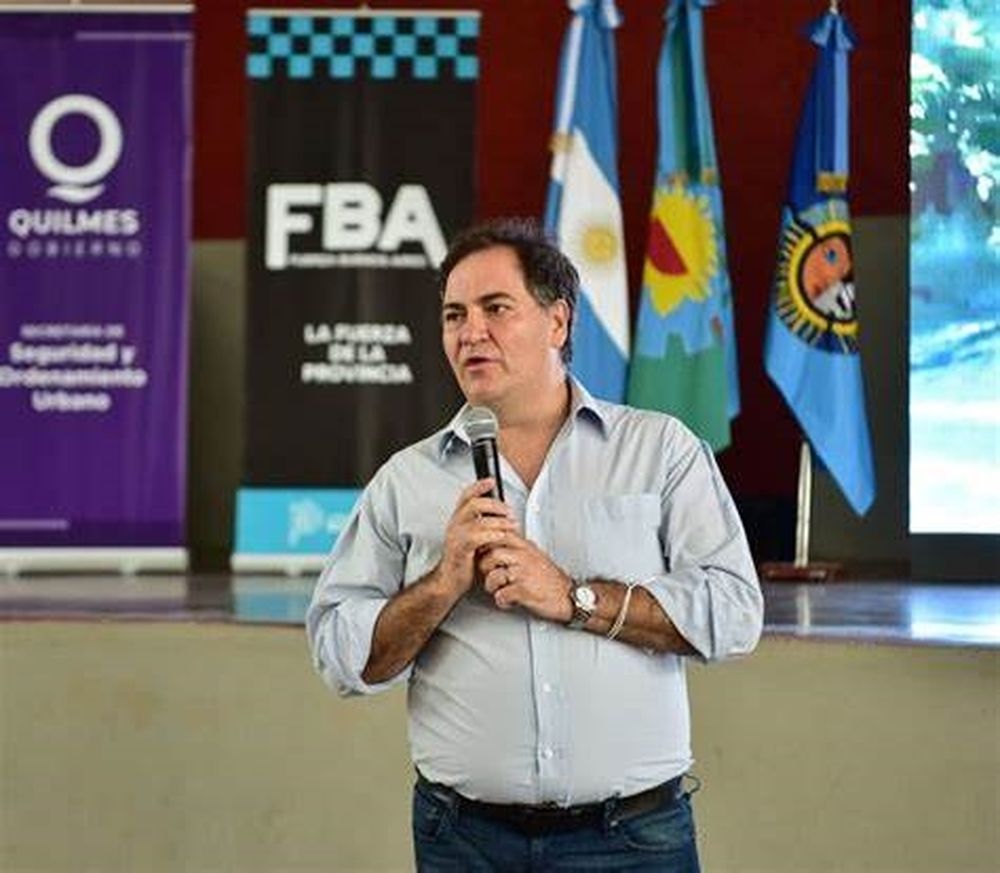 Javier Alonso, ministro de seguridad de la Provincia.