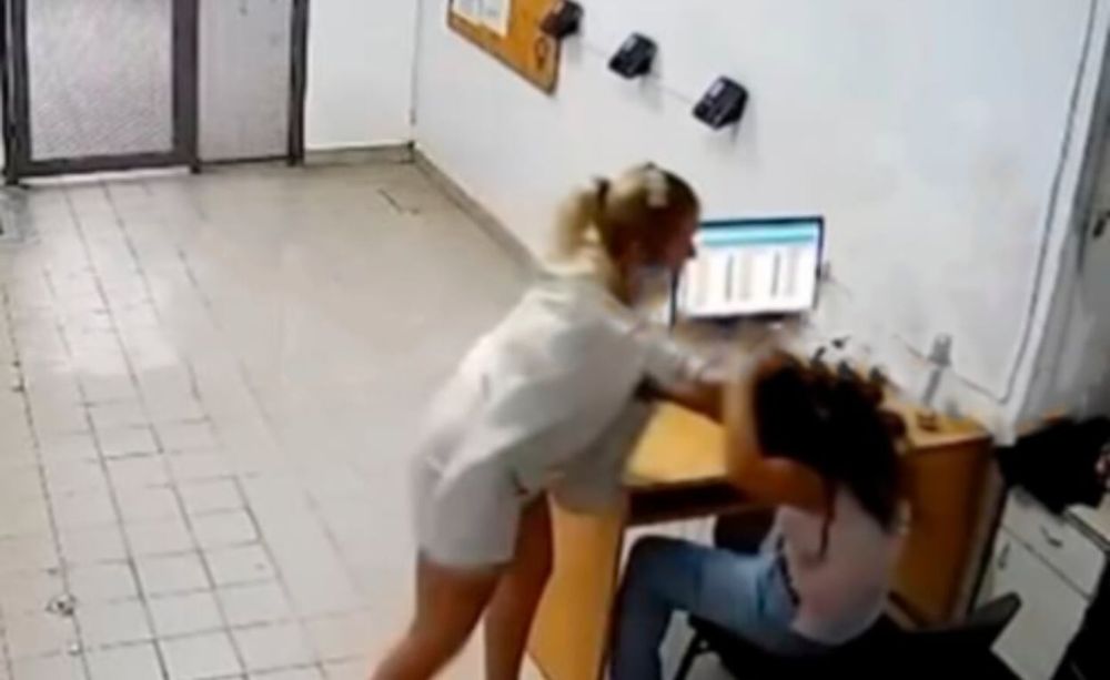 Imágenes captadas por las cámaras de seguridad del hospital.&nbsp;