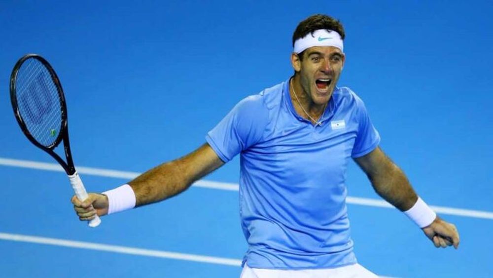 El tenista de Tandil Juan Martín del Potro.