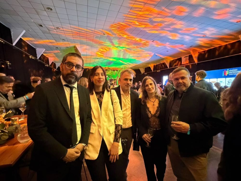 Rodrigo Aristimuño, su pareja, Gabriel Godoy, Diego Piñero y su esposa.
