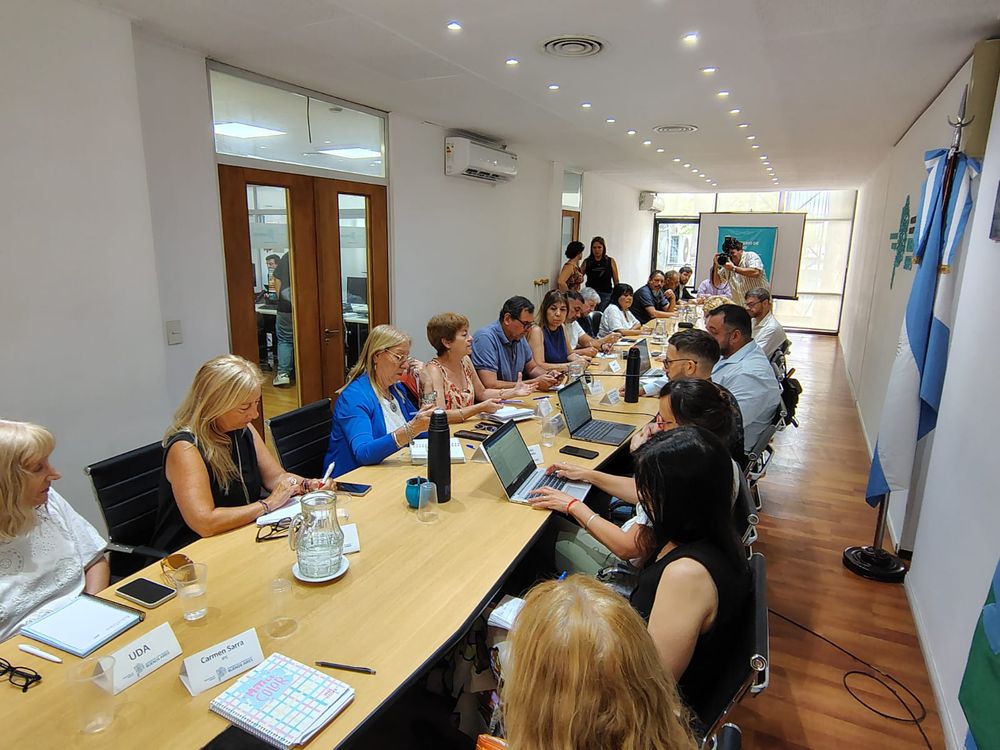 Una reunión paritaria docente.&nbsp;