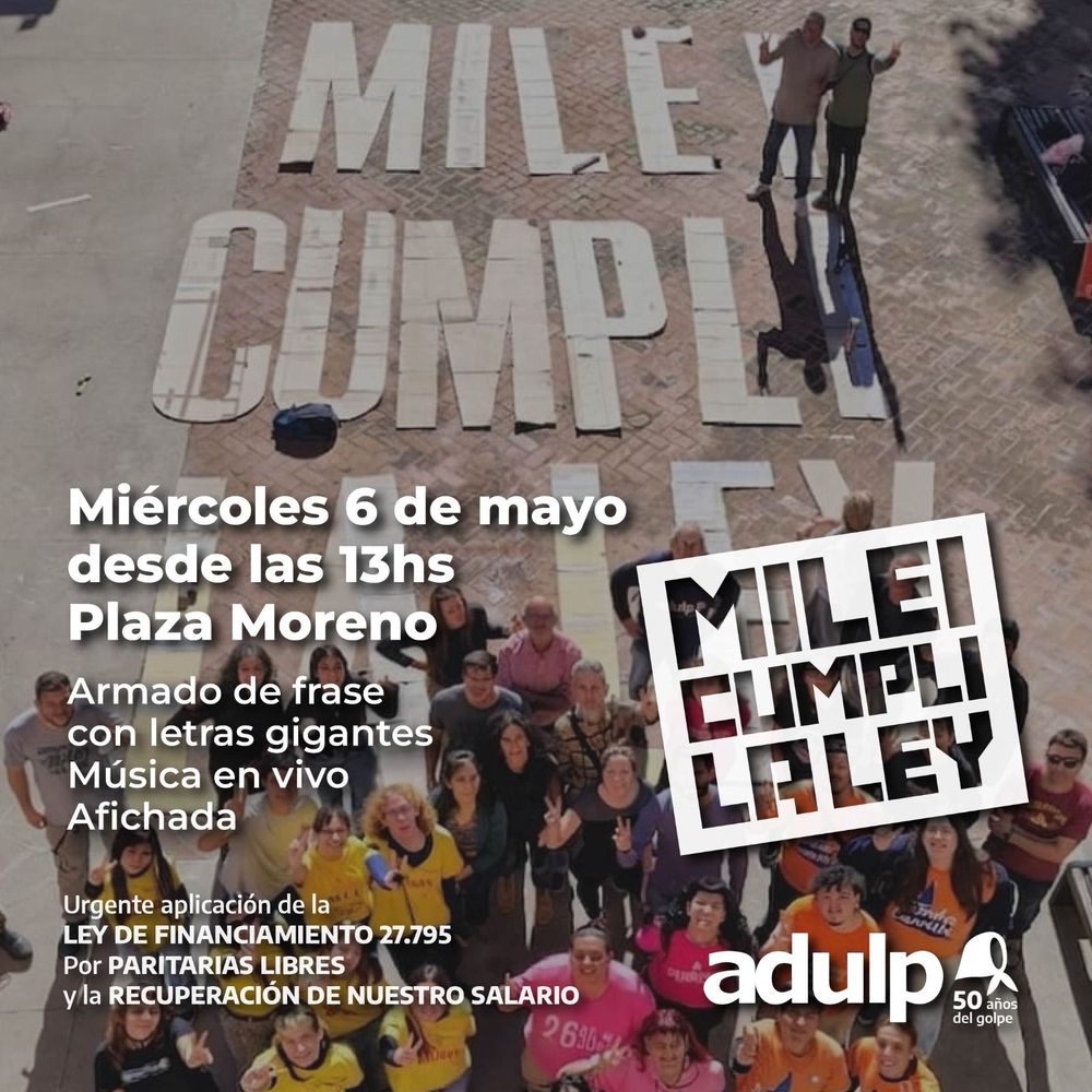 cumpli la ley milei