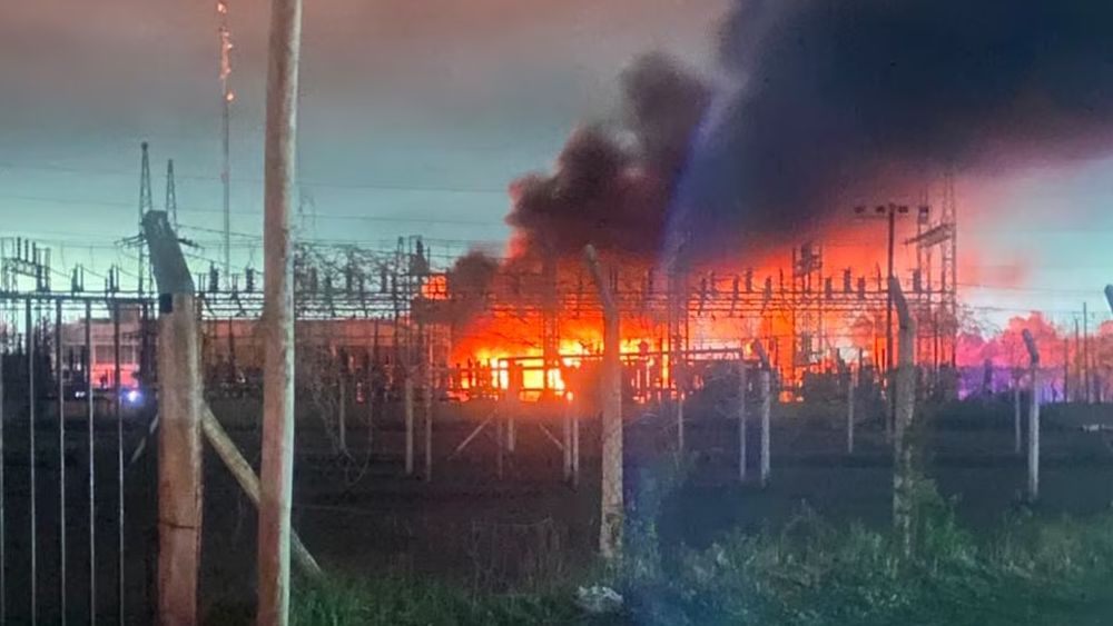 El apagón se produjo tras un incendio en una central eléctrica de Tolosa (Foto: @Garmen_Feysulaj)