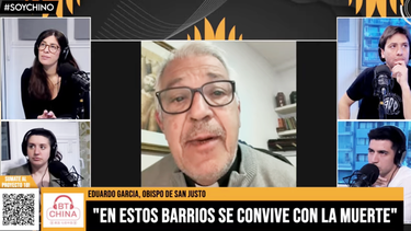 Monseñor Edgardo García, obispo dela diócesis de San Justo. (YouTube/Buenas tardes China)