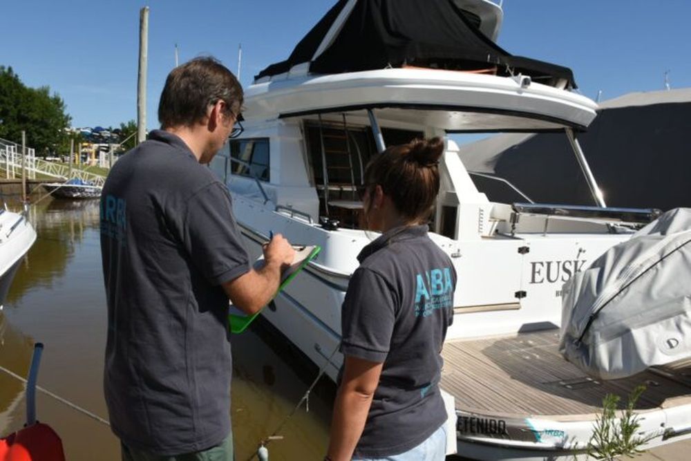 El operativo de la agencia de recaudación en San Fernando. (Prensa ARBA)