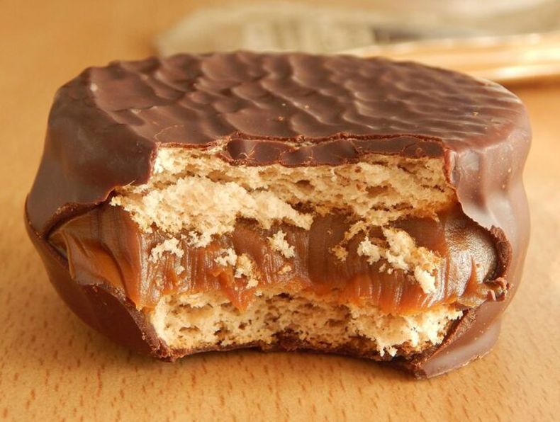 El alfajor La Olla de Cobre, de San Antonio de Areco. (laolladecobre.com.ar)